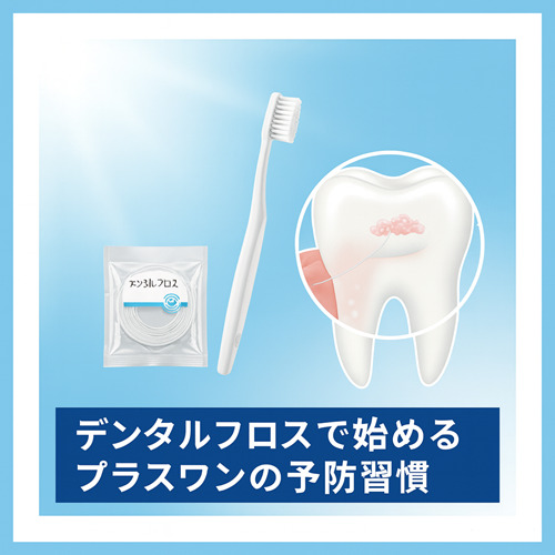 　「デンタルフロス」で始めるプラスワンの予防習慣　
