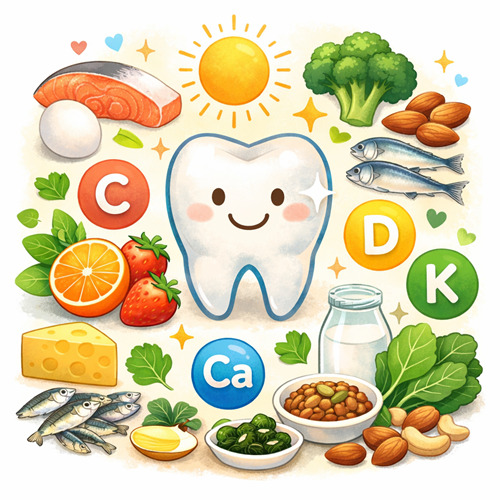 【鹿児島市の歯科】歯を強くする栄養素とは？カルシウムだけじゃない大切な栄養のお話