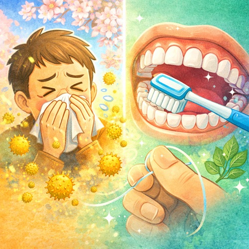 花粉症と口腔ケア