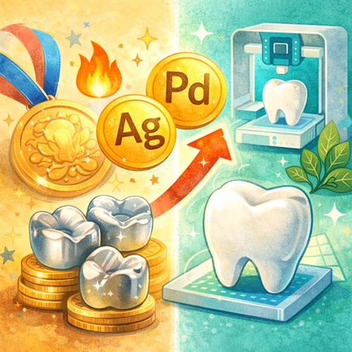 【鹿児島市の歯科】銀歯の値上がりはなぜ？歯科用金属価格の高騰について解説