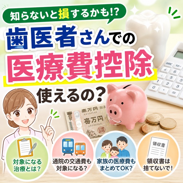 歯医者さんでの医療費控除について