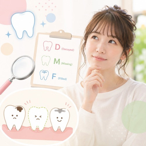 DMF歯数とは？自分の「むし歯経験」を知っていますか？